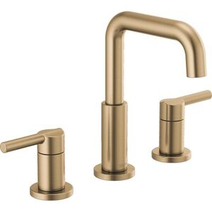 Nicoli Widespread Bathroom Faucet 3 Hole, 2-Handle Bathroom Sink Faucet 35849LF